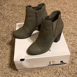 LC Lauren Conrad Grey Booties